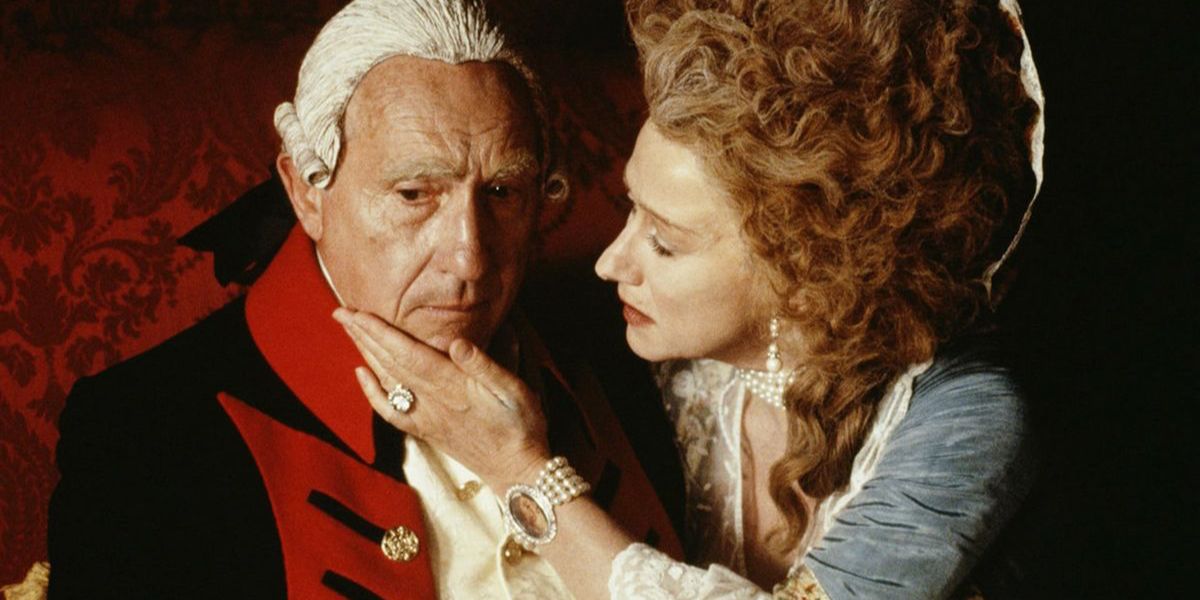Nigel Hawthorne as King George in The Madness Of King George