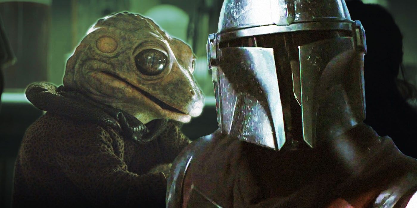 The Frog Lady next to Din Djarin (Pedro Pascal) in The Mandalorian season 1 episode 2, Chapter 10: The Passenger