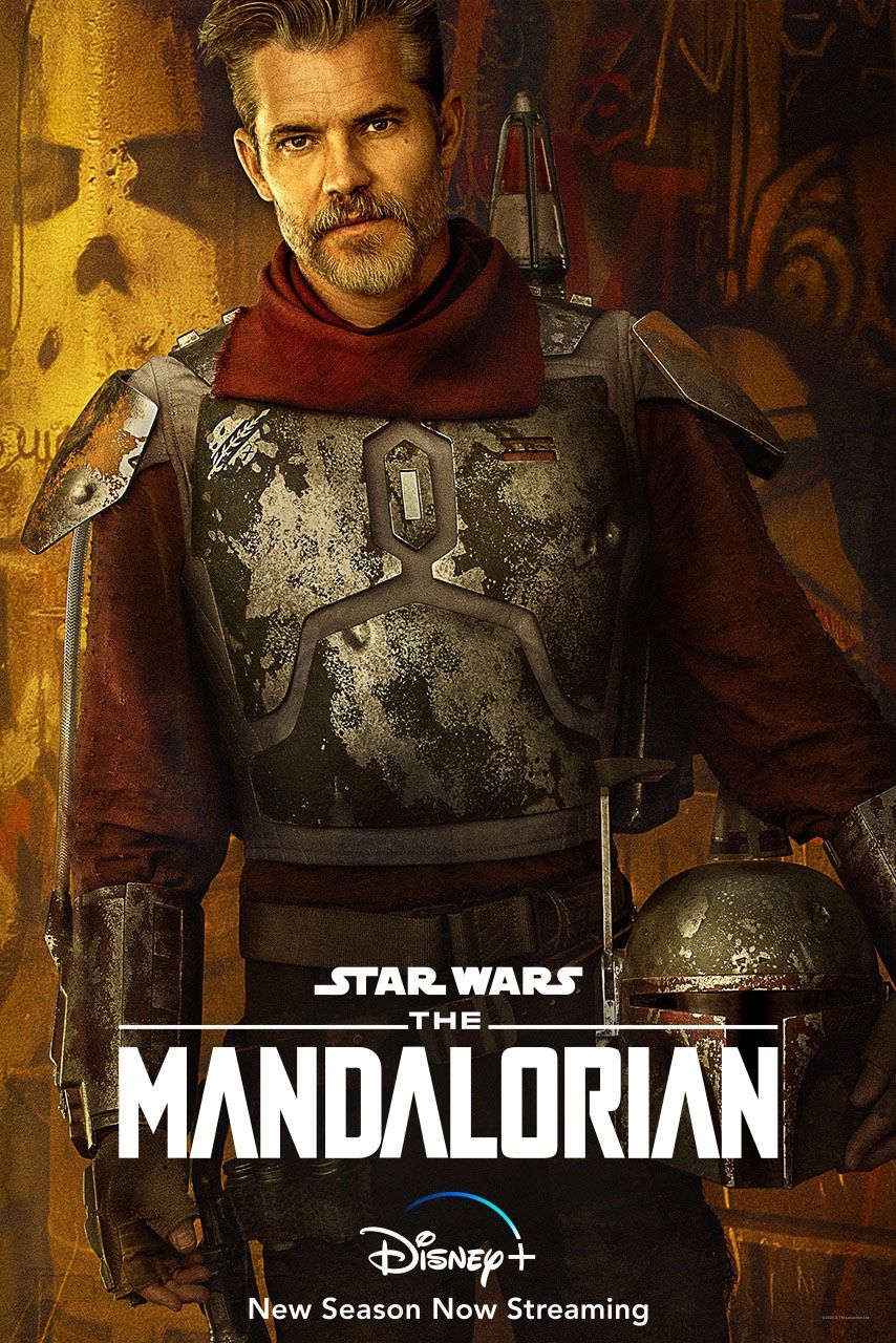 Mandalorian Season 2 Official Poster Cobb Vanth In Boba Fetts Armor 