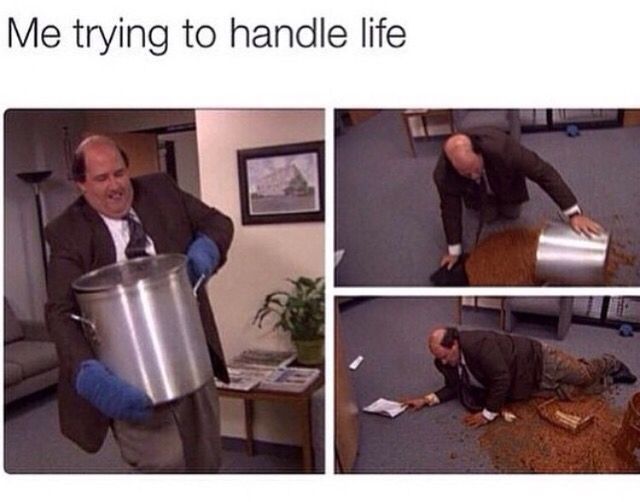 The Office Kevin drops Chilli meme