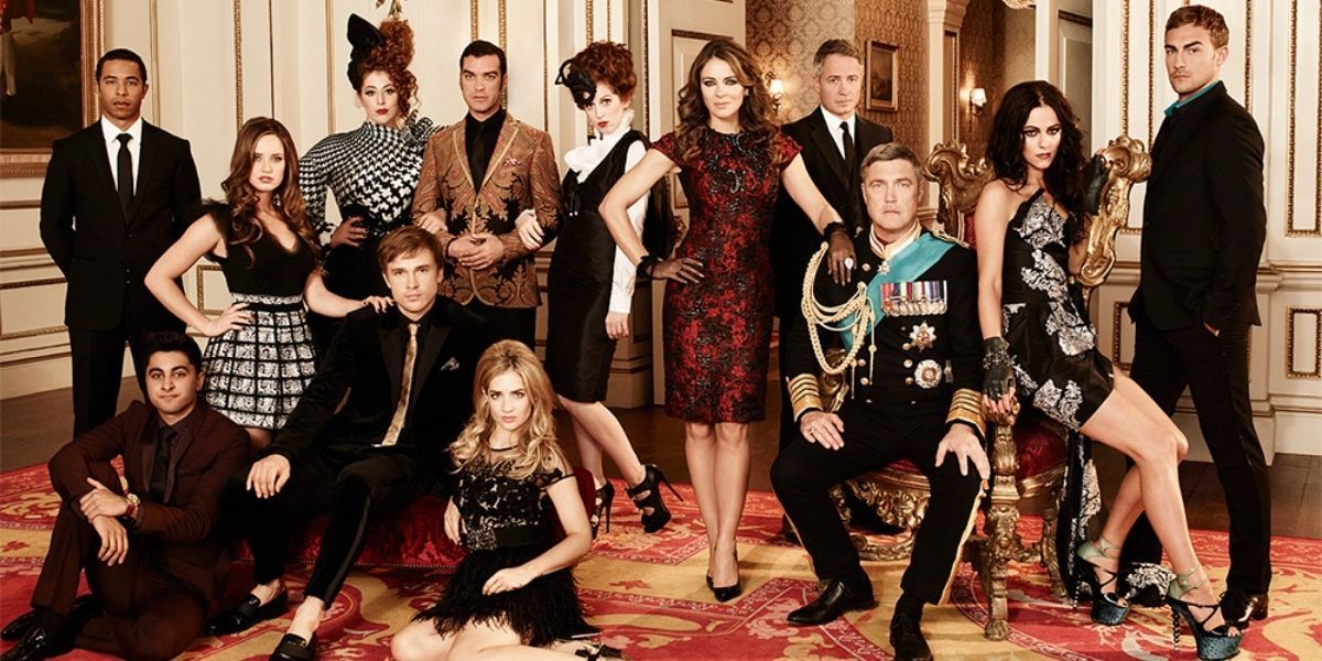 The Henstrige Family and the rest of the cast of The Royals