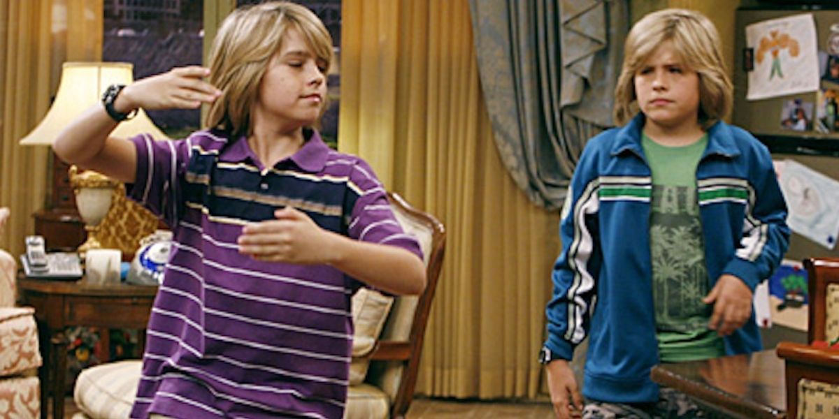 Cole and Dylan Sprouse in The Suite Life of Zack & Cody