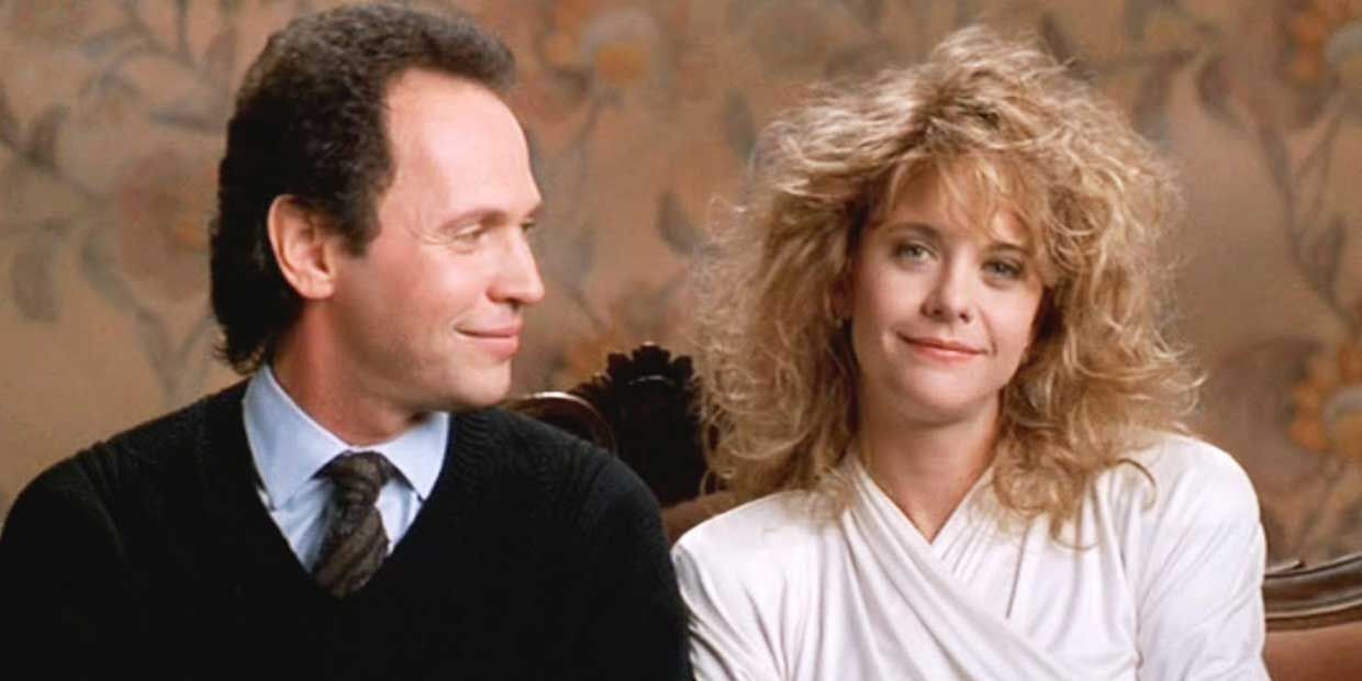 Harry and Sally side by side, smiling