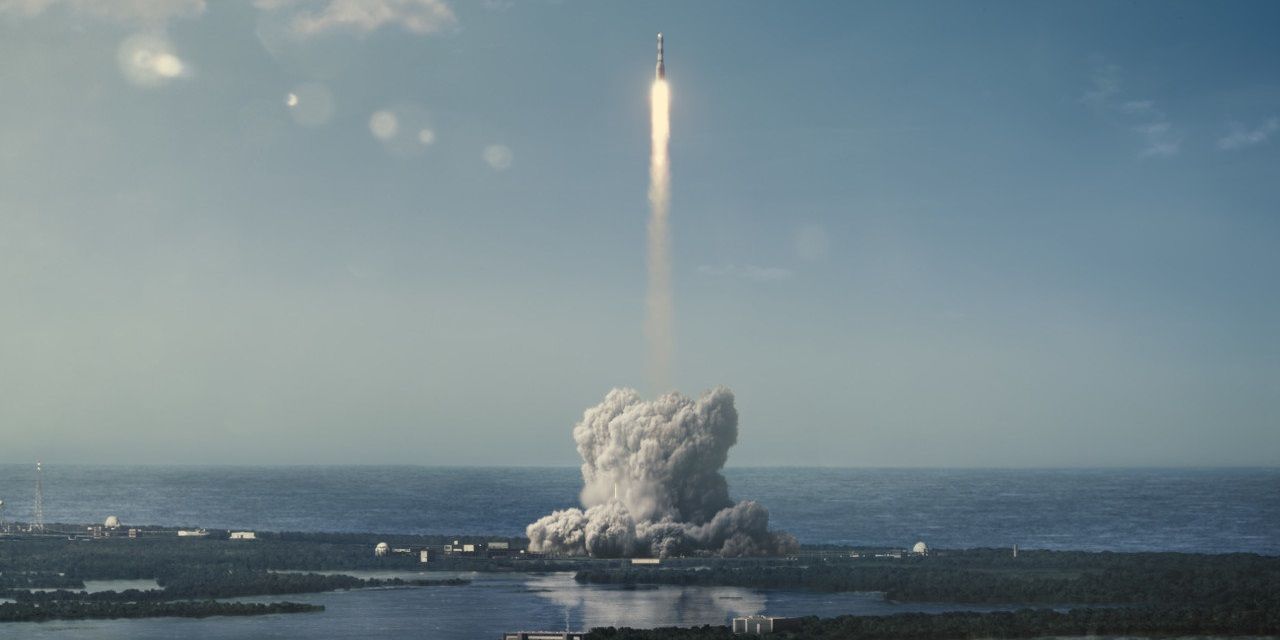 The rocket launch in Ad Astra