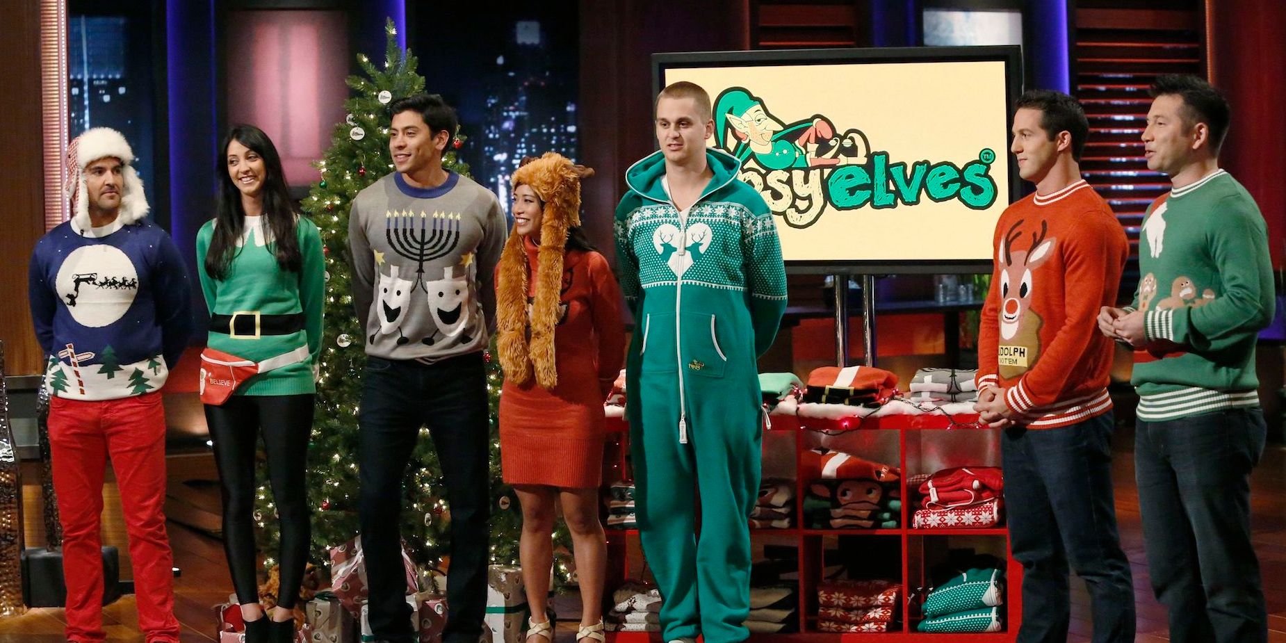 Tipsy Elves, a brand of ugly Christmas sweaters, on Shark Tank