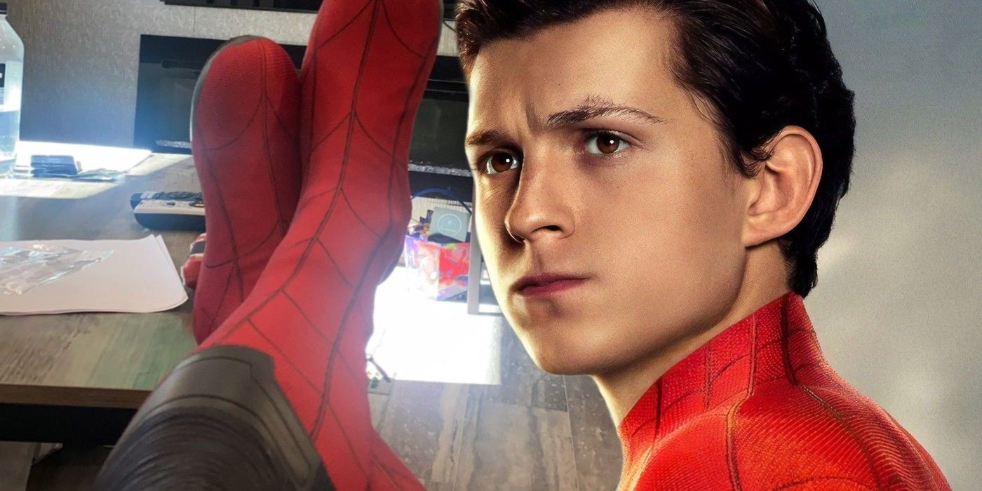 Spider-Man 3 Image: Tom Holland Takes A Filming Break In Costume