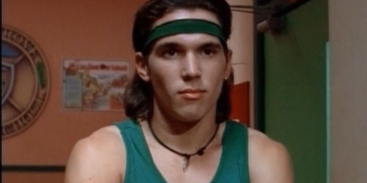 Tommy smirks in his early Power Rangers appearance