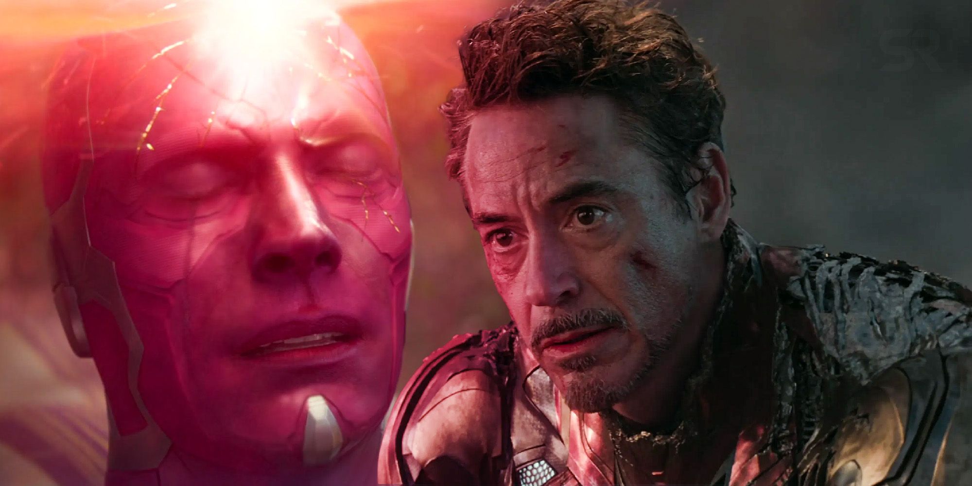 Tony Stark Iron man Vision Avengers endgame