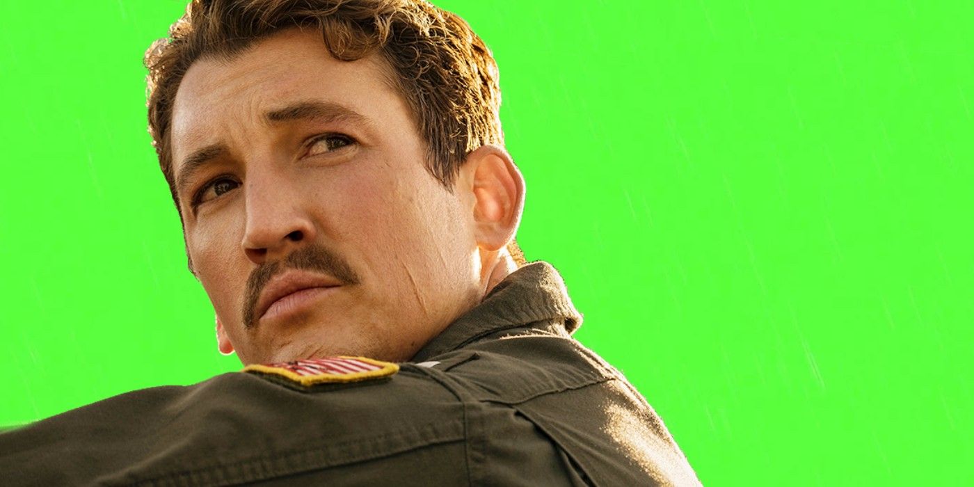 Top Gun 2 Miles Teller Green Screen