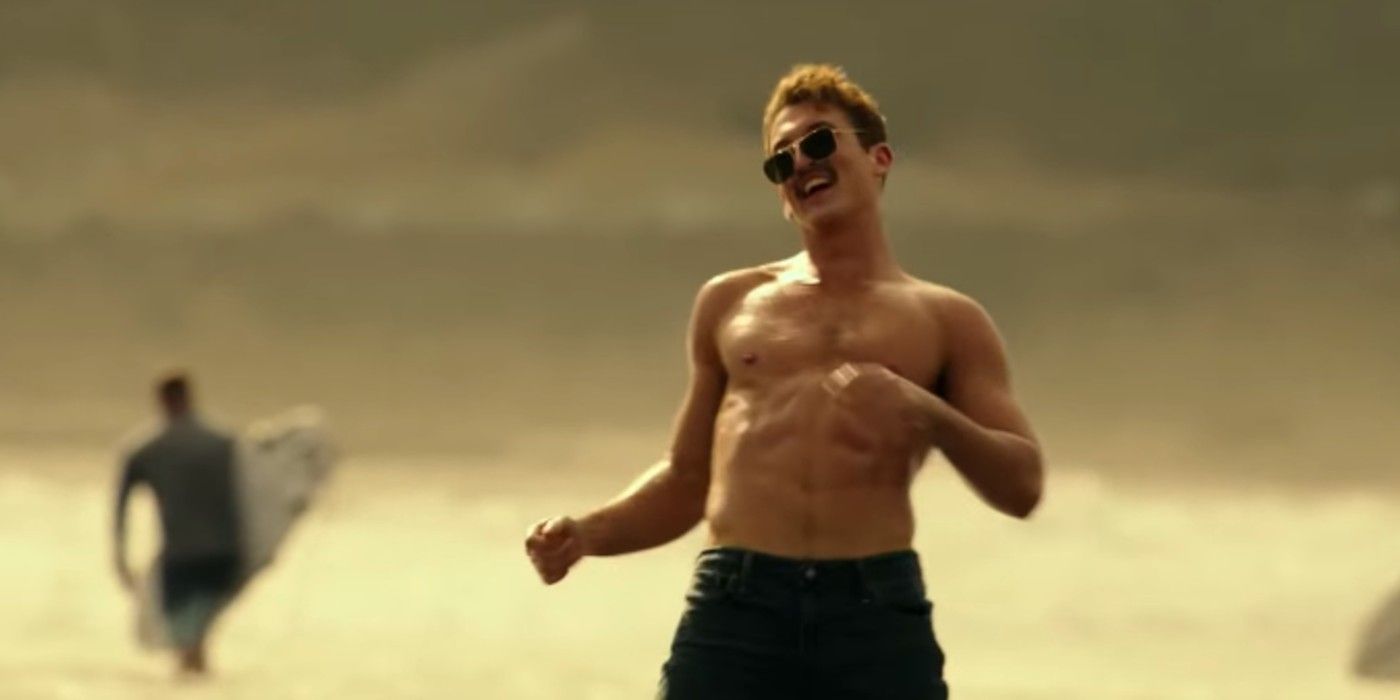 Top Gun Maverick Miles Teller Volleyball