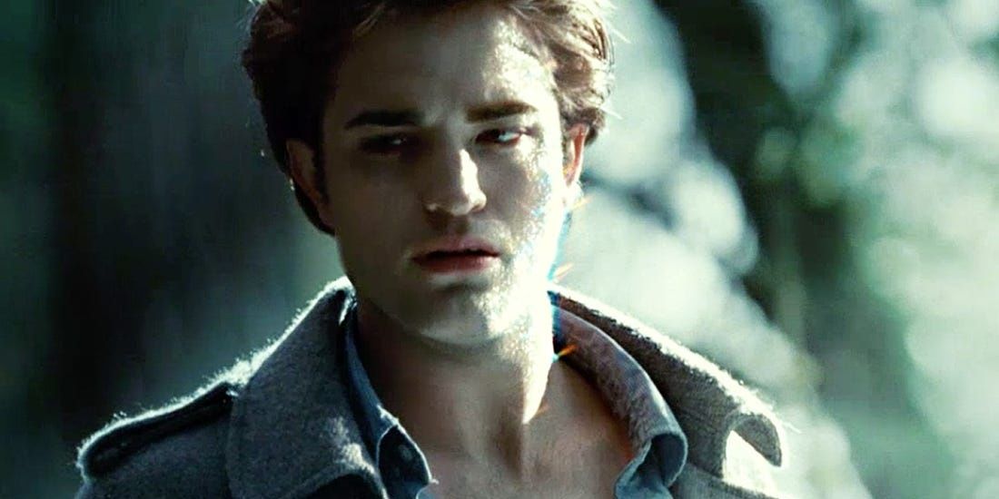 Edward Cullen sparkling in Twilight