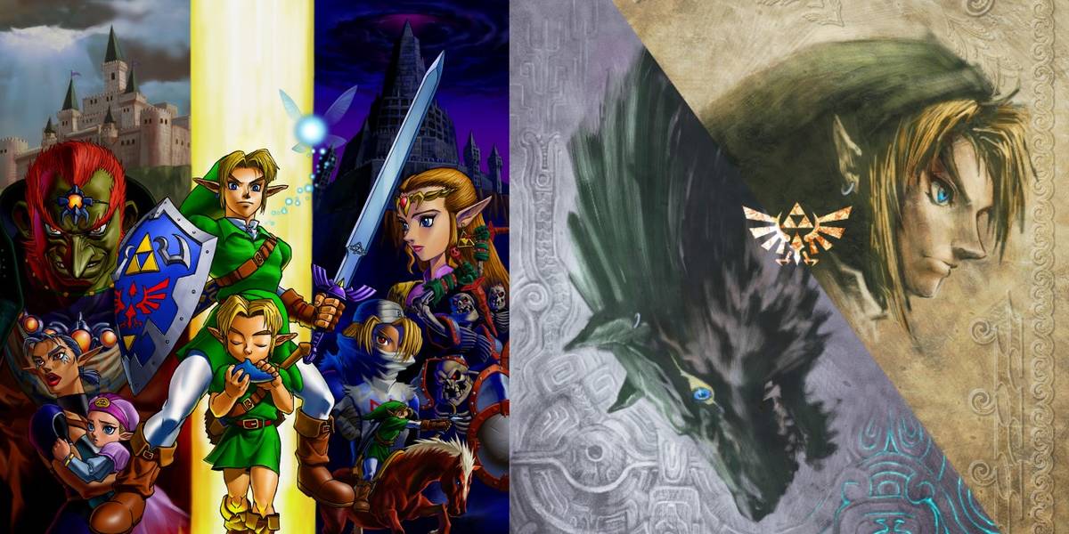 Princesse Zelda Et Link Ocarina Of Time