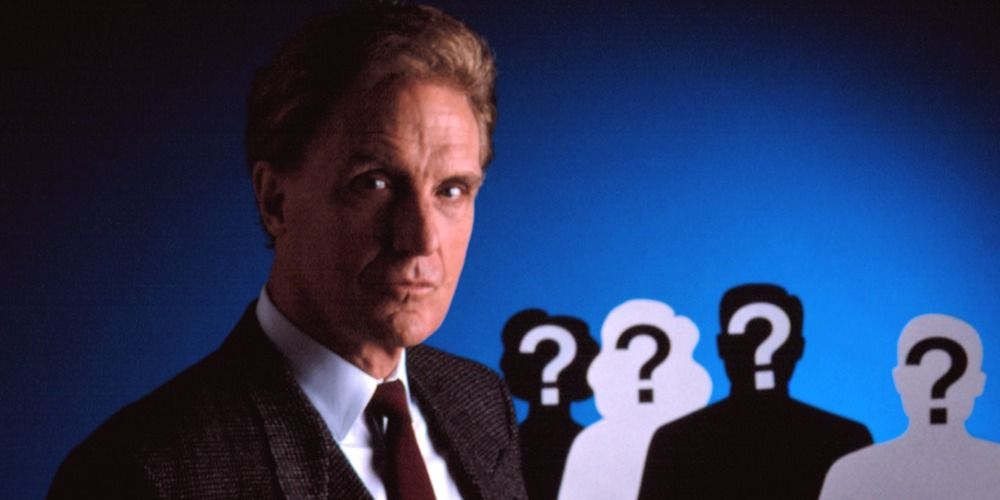 Host Robert Stack from Unsolved Mysteries