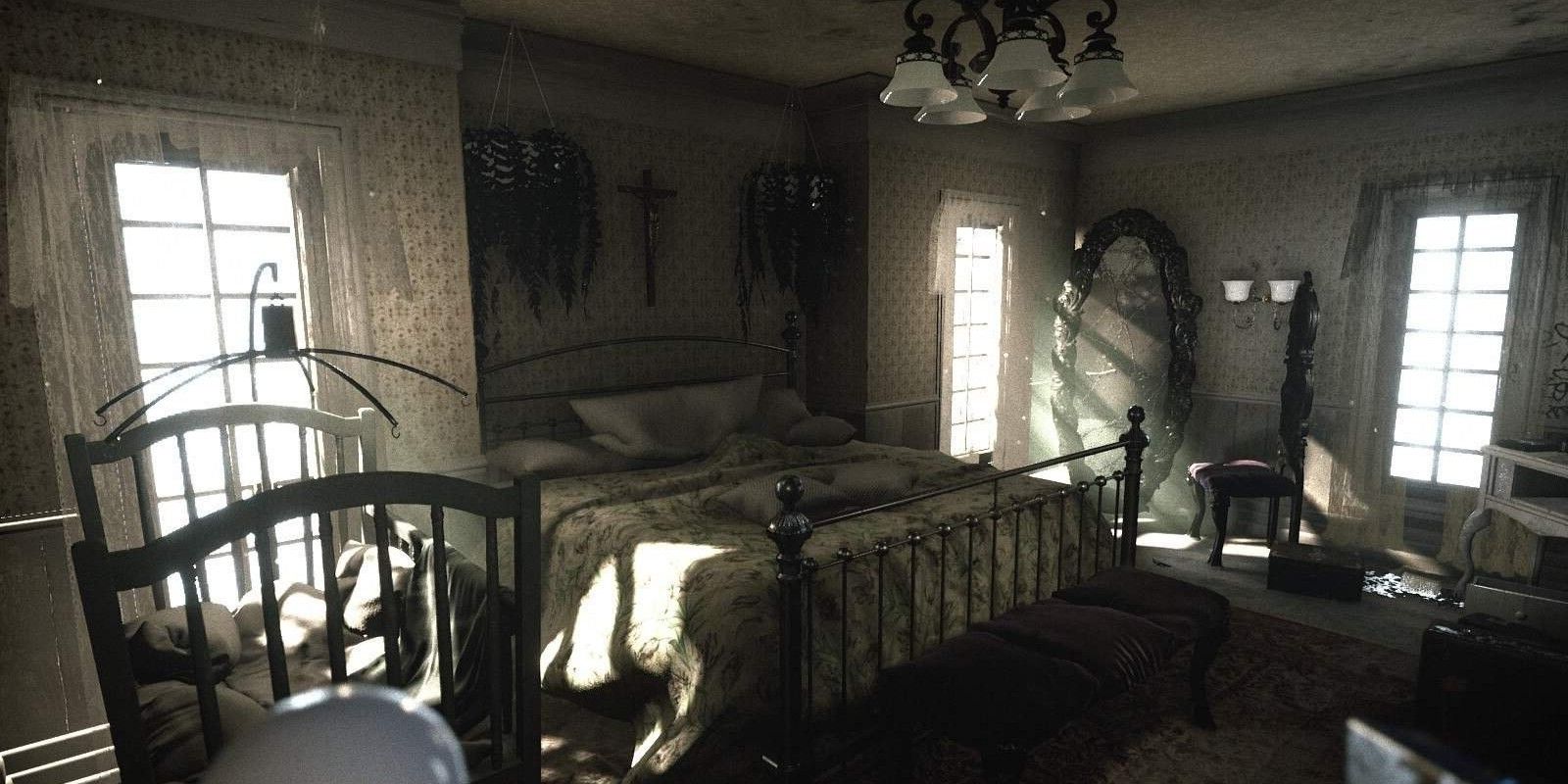 The Parents' Bedroom during chapter 2 of Visage