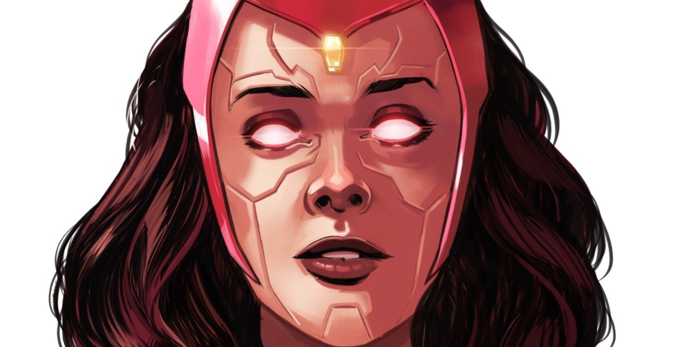 Scarlet Witch Becomes WandaVision In Amazing Art