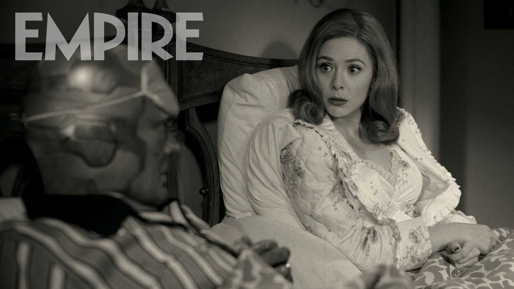 WandaVision Vision with eye mask and Wanda