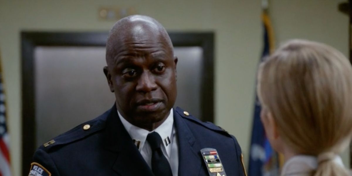 Holt in season 3 episode 1 of Brooklyn Nine Nine 