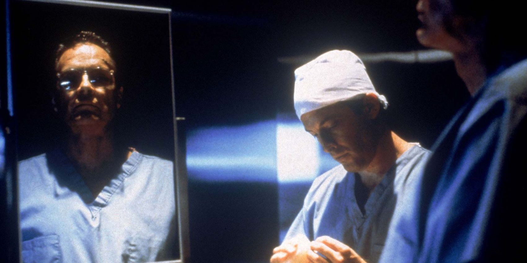 Plastic surgeons prep for surgery in The X-Files episode &quot;Sanguinarium&quot;