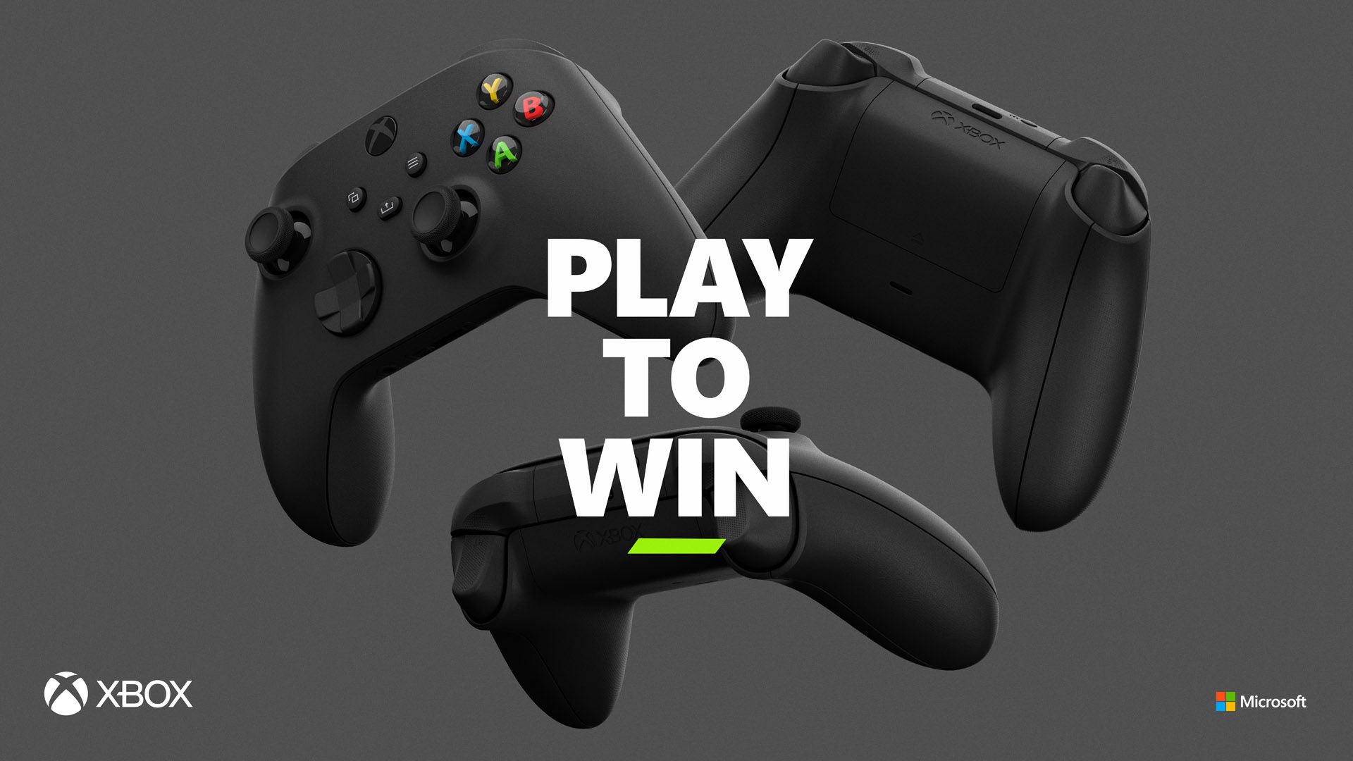 Xbox Series X Black Controller PLAY TO WIN