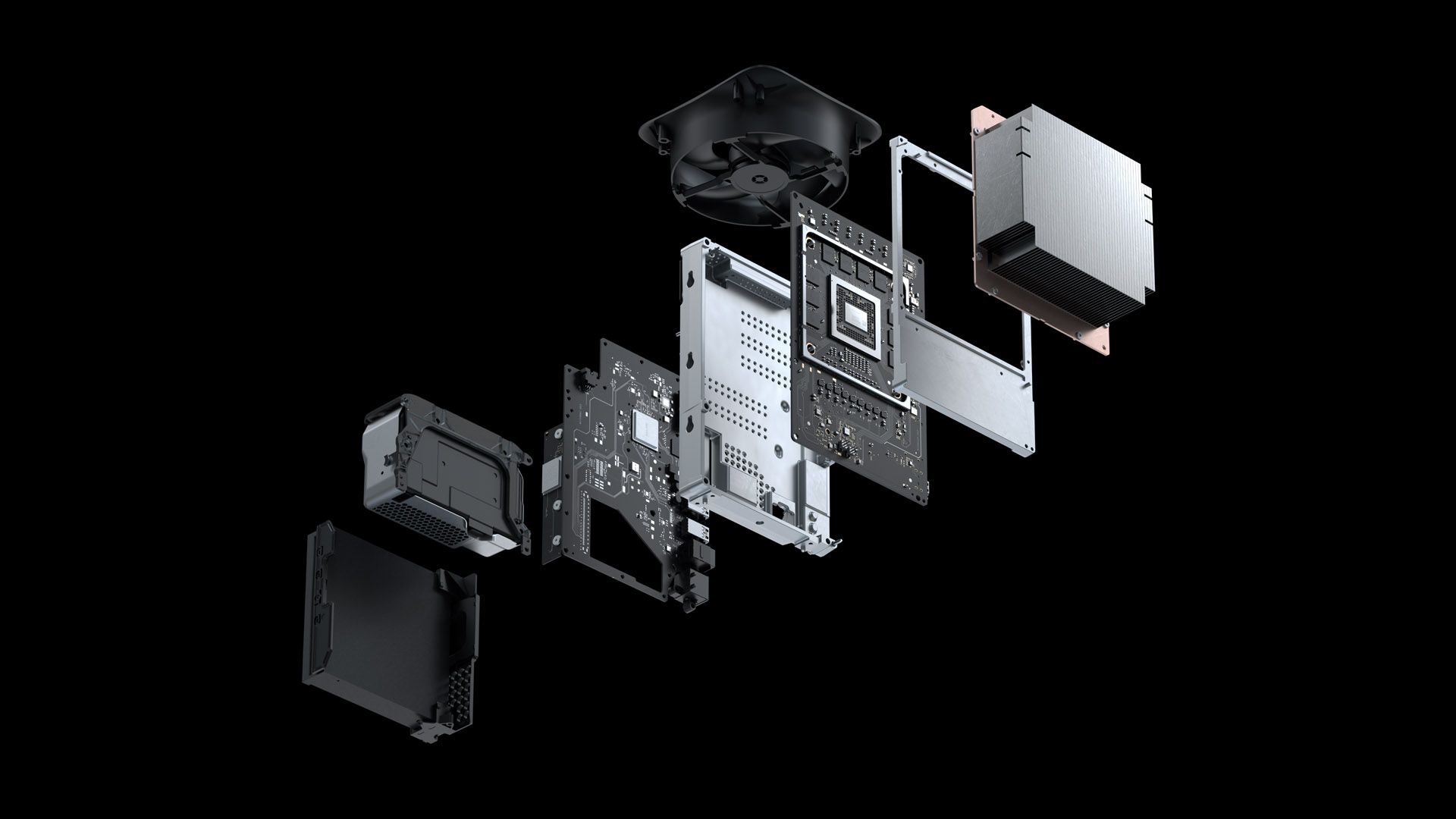 Xbox Series X Parts Exploded View