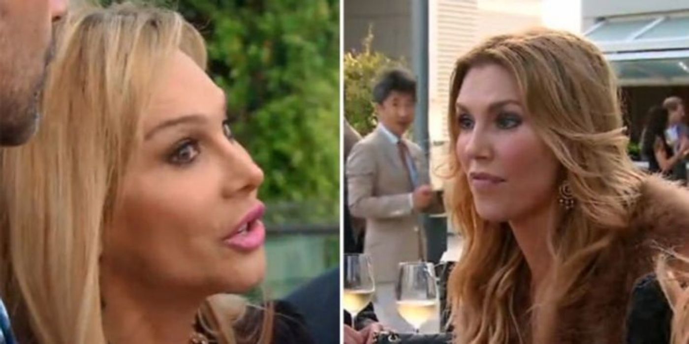 adrienne and brandi fight - rhobh side by side image