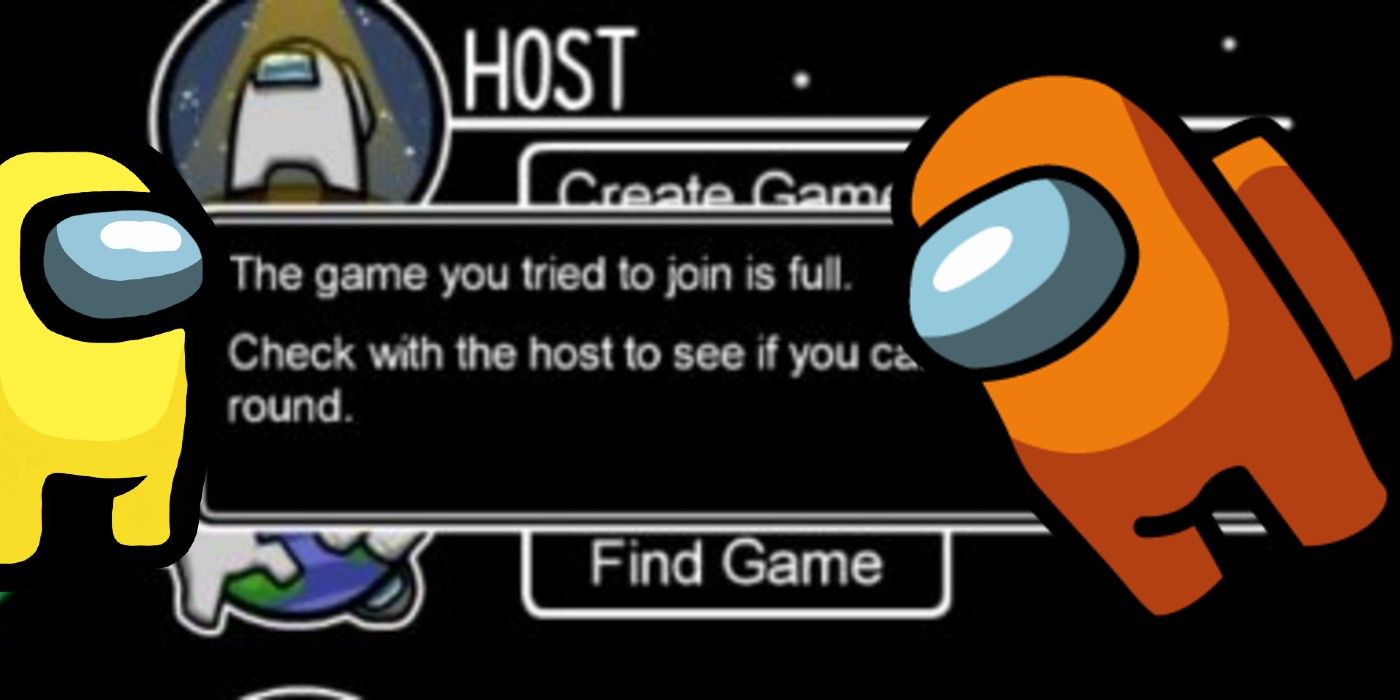 Among Us Troubleshooting How To Host A Game When Servers Are Full