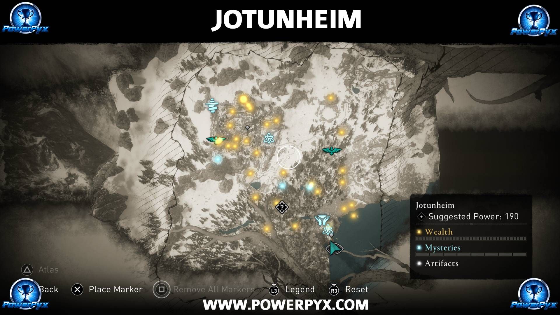 Assassin's Creed Valhalla Jotunheim Map