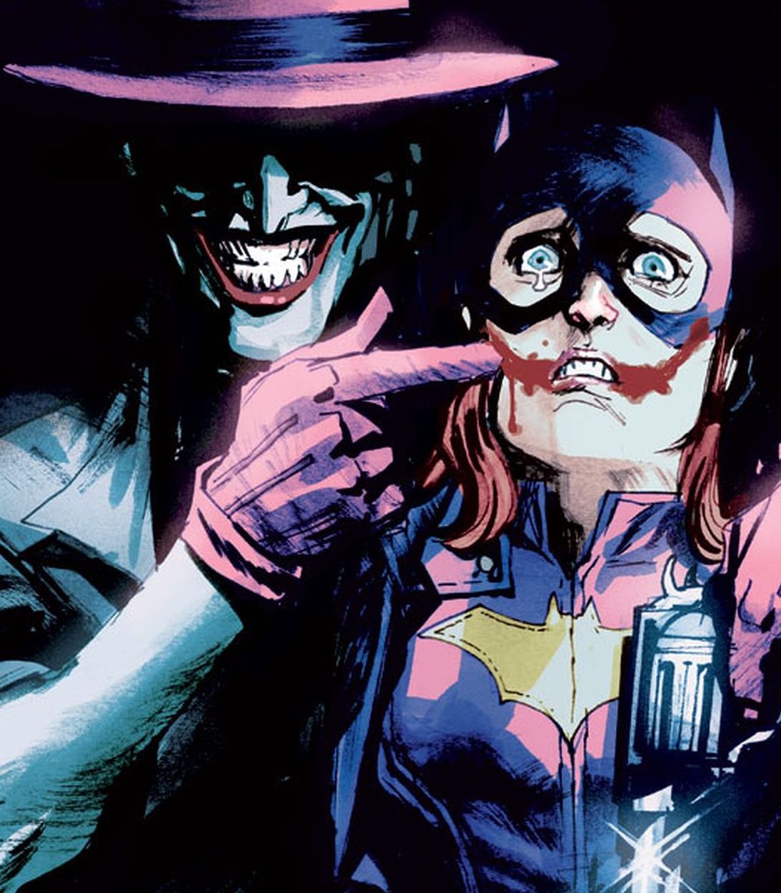 Batgirl and Joker