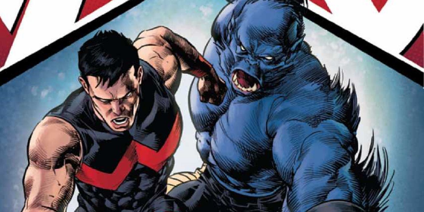 Beast and Wonder Man in The Avengers.