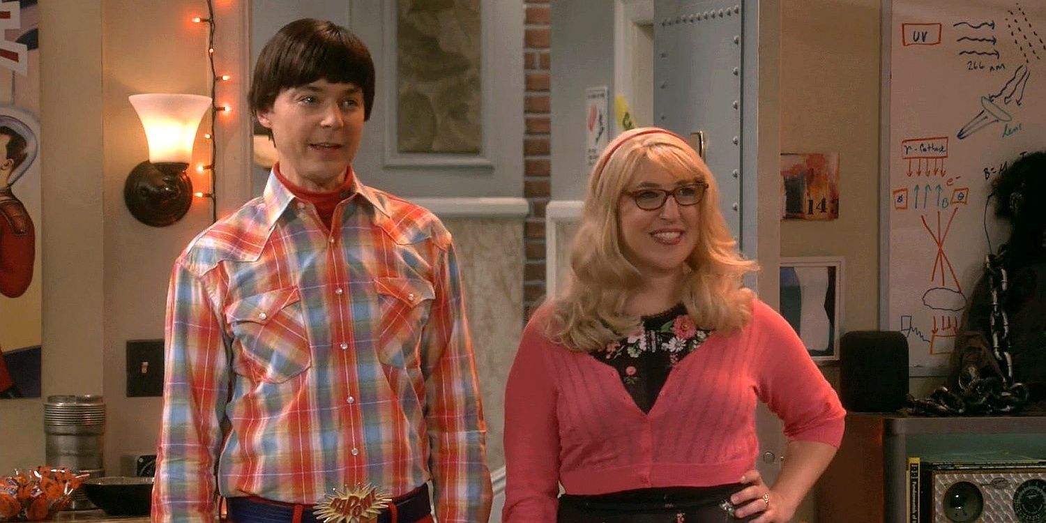 Amy and Sheldon in The Big Bang Theory