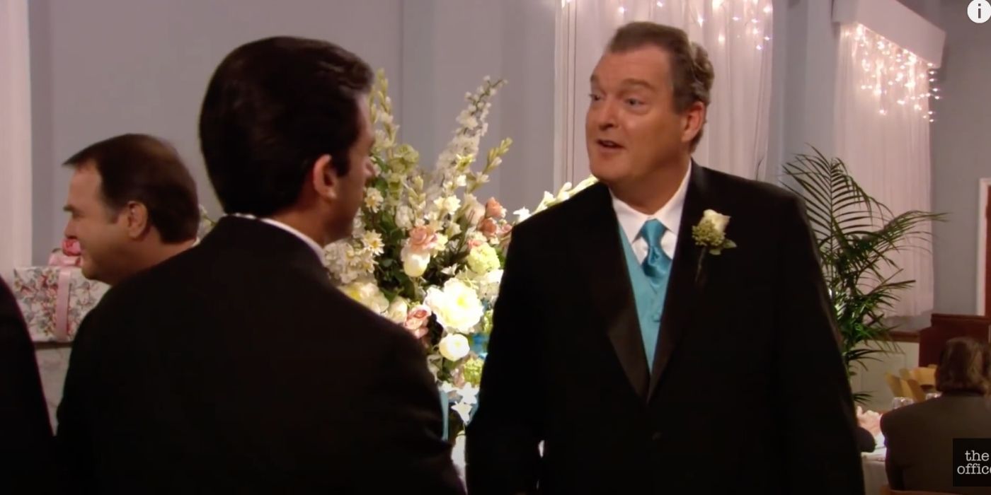 bob warning michael and his wedding - the office