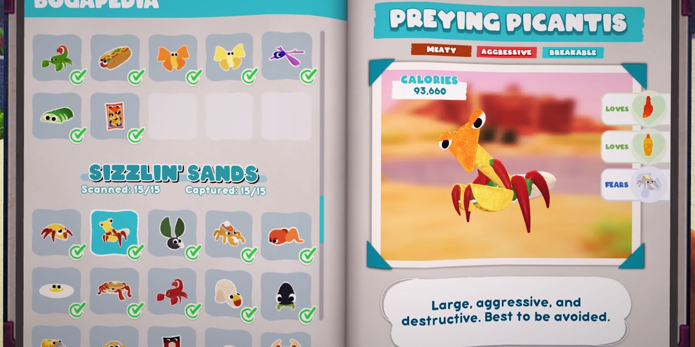 Bugsnax: How To Find (& Catch) a Preying Picantis