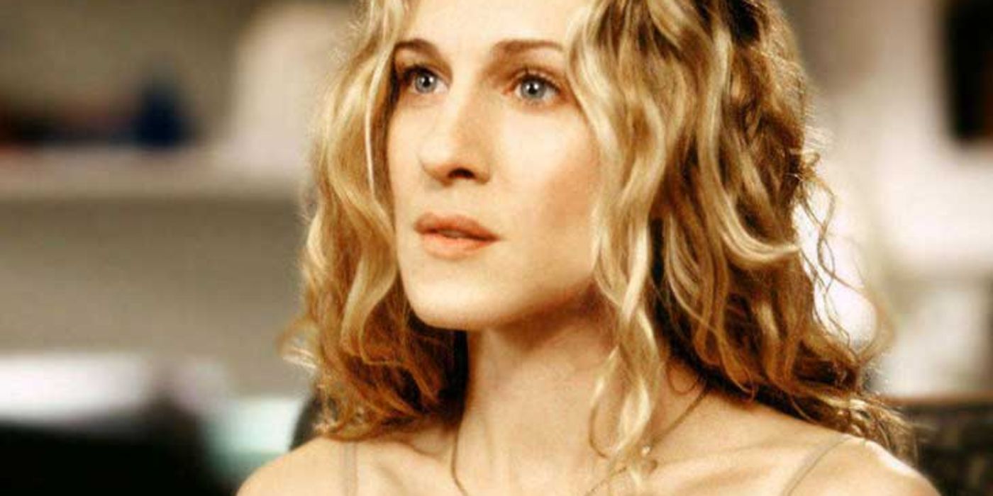 Carrie Bradshaw looking up in Sex and the City