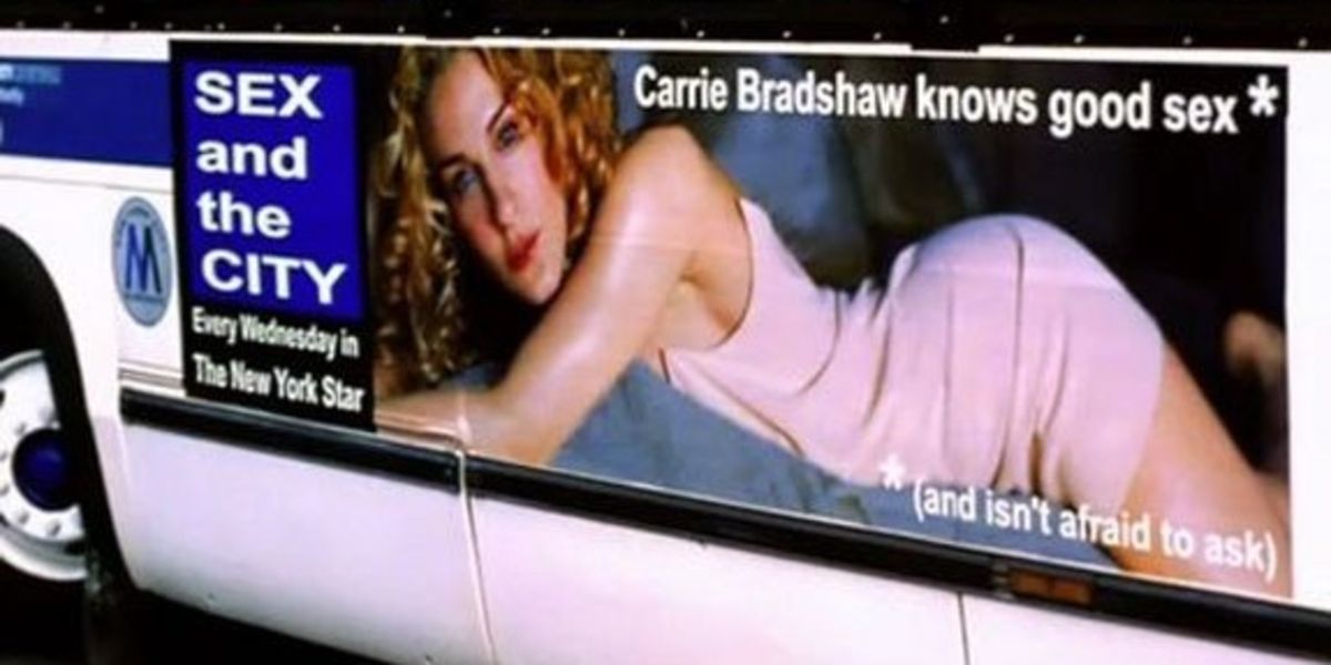 carrie bradshaw sex and the city bus intro