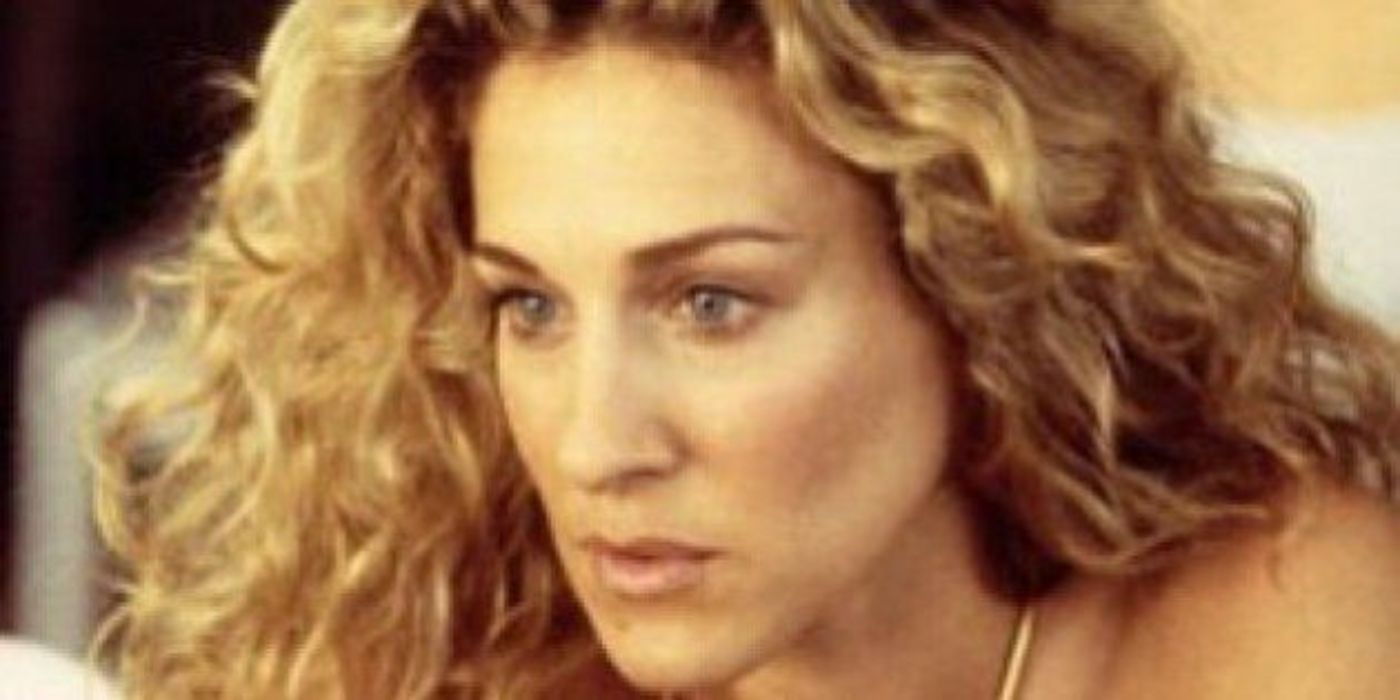 Carrie Bradshaw looking serene in Sex and the City