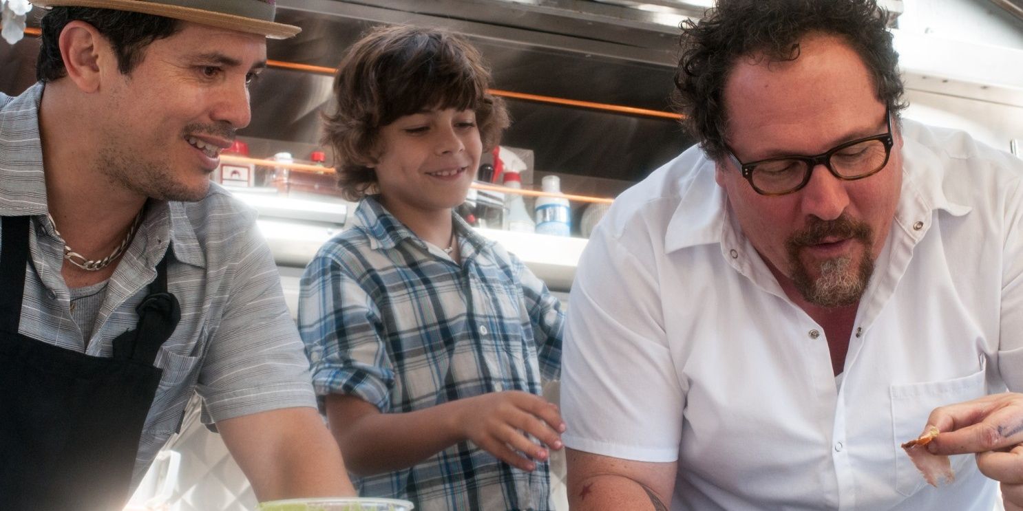 Jon Favreau making cubanos in Chef