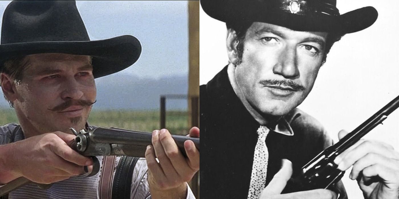 Doc Holliday in Tombstone and Paladin from Have Gun Will Travel