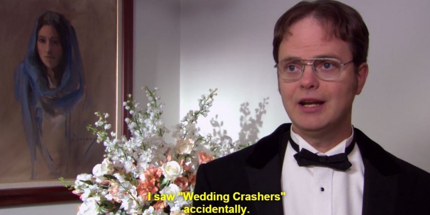 dwight looking for wedding crashers - the office