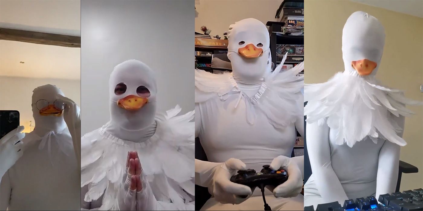 Untitled Goose Game é o tema de novas roupas em Fall Guys