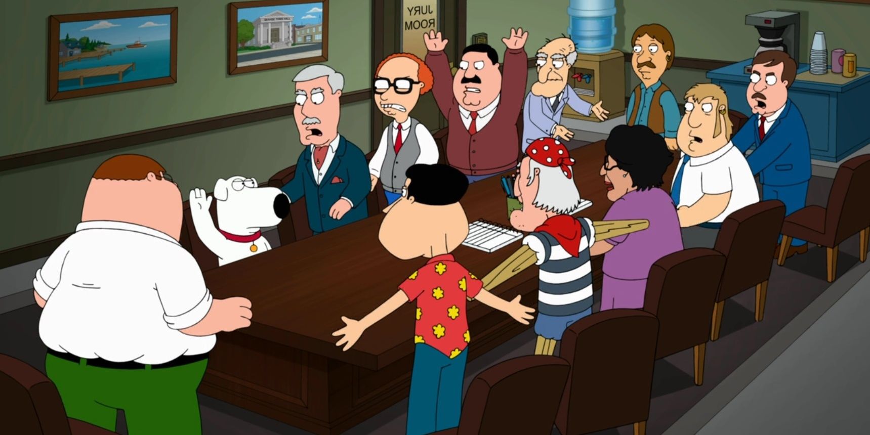 Family Guy parody of 12 Angry Men 