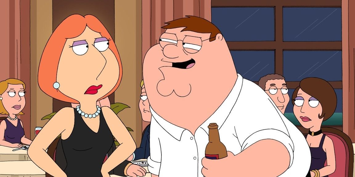 Peter and Lois in Family Guy