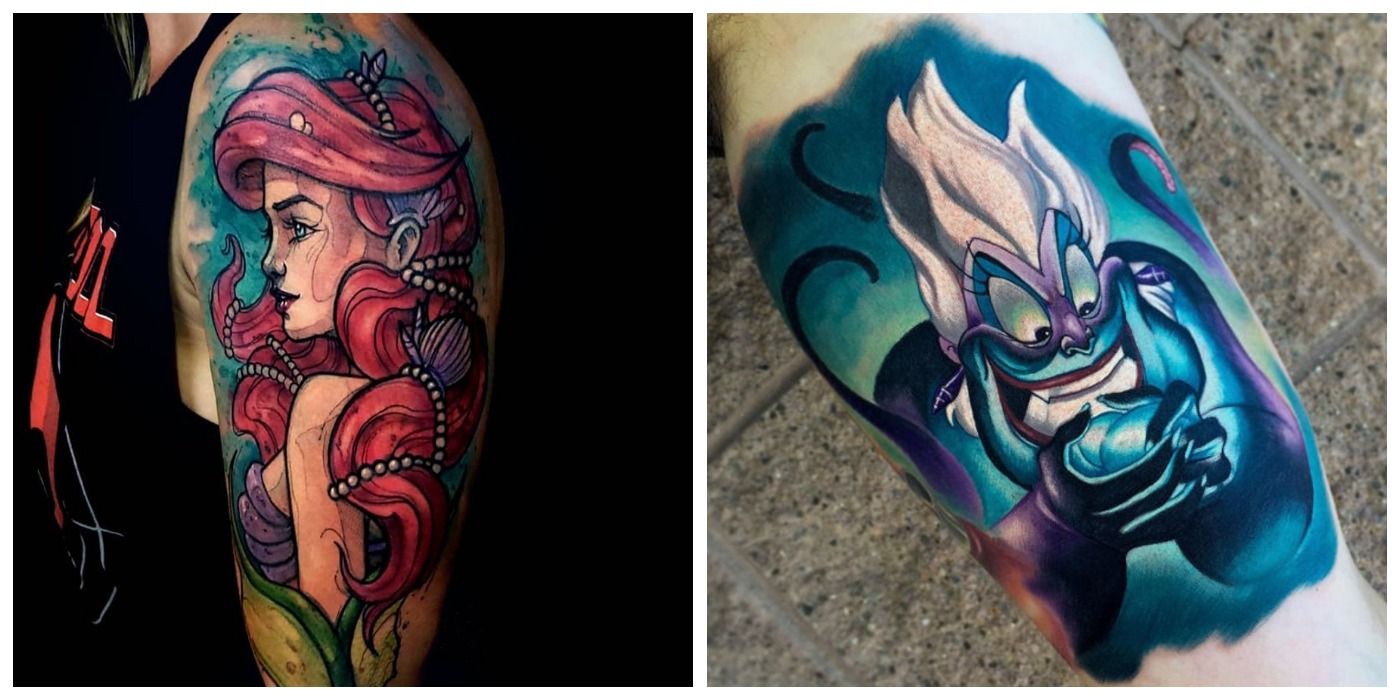 The Little Mermaid: 10 Disney Tattoos That Make Fans Part Of Her World