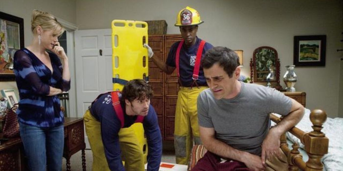 fire fighters in modern family
