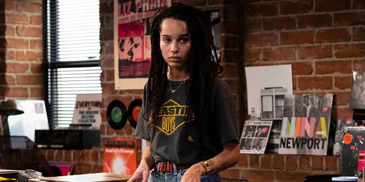 Zoe Kravitz as Rob in the record shop