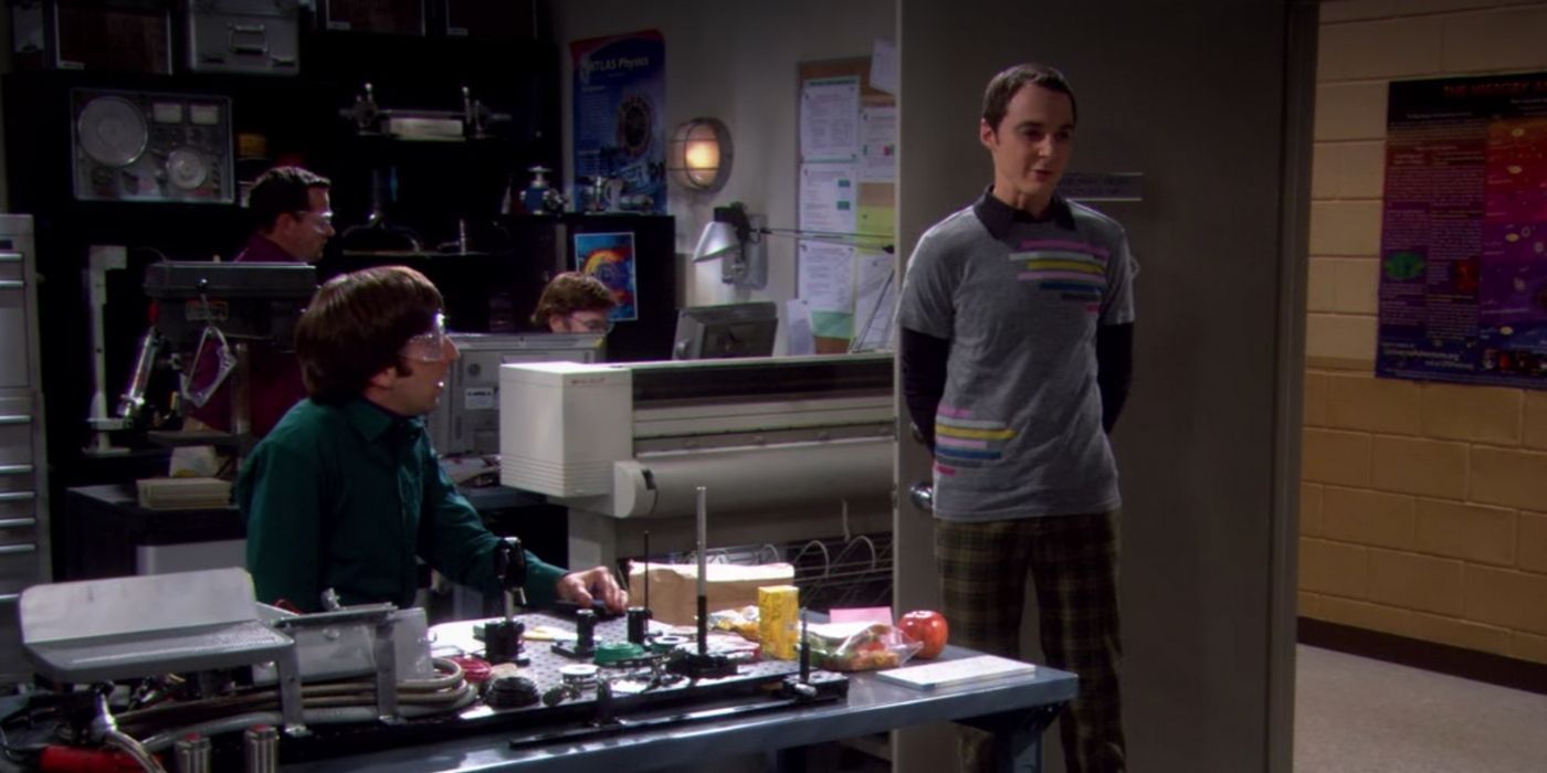 howards lab with sheldon in the big bang theory