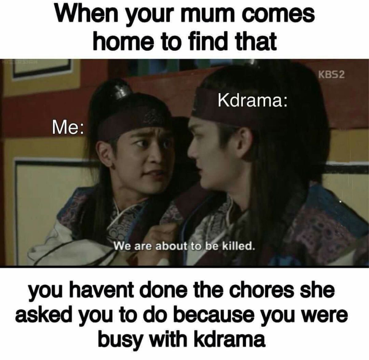 meme about Hwarang kdrama 