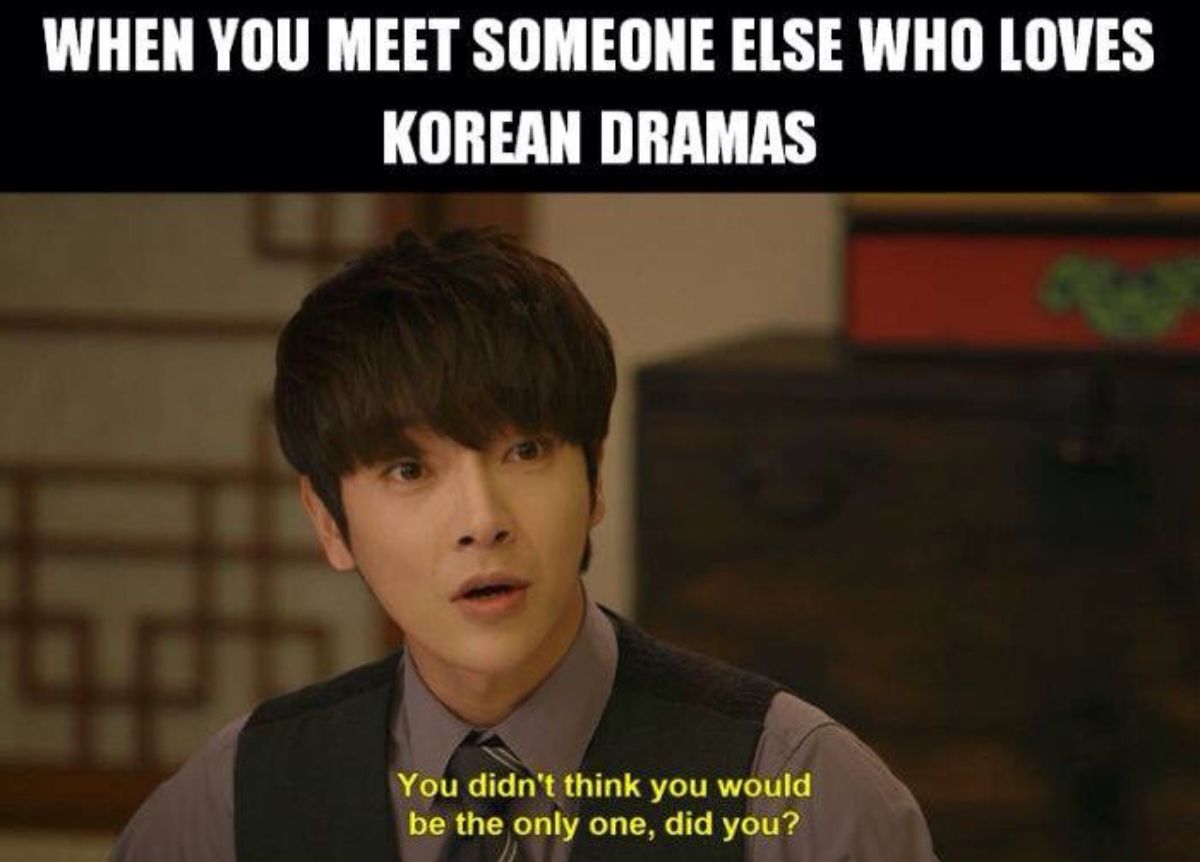 Kdrama and fans meme 