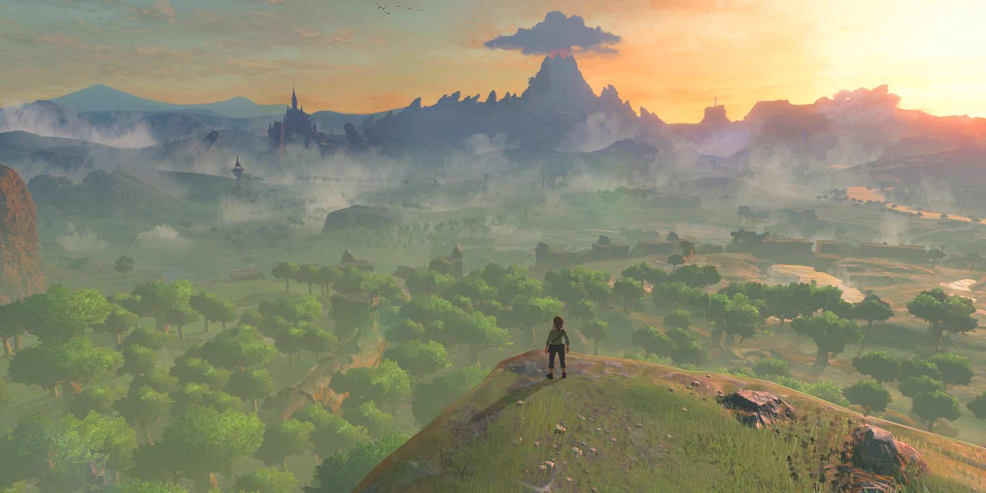 Legend of Zelda: Breath of the Wild Great Plateau area