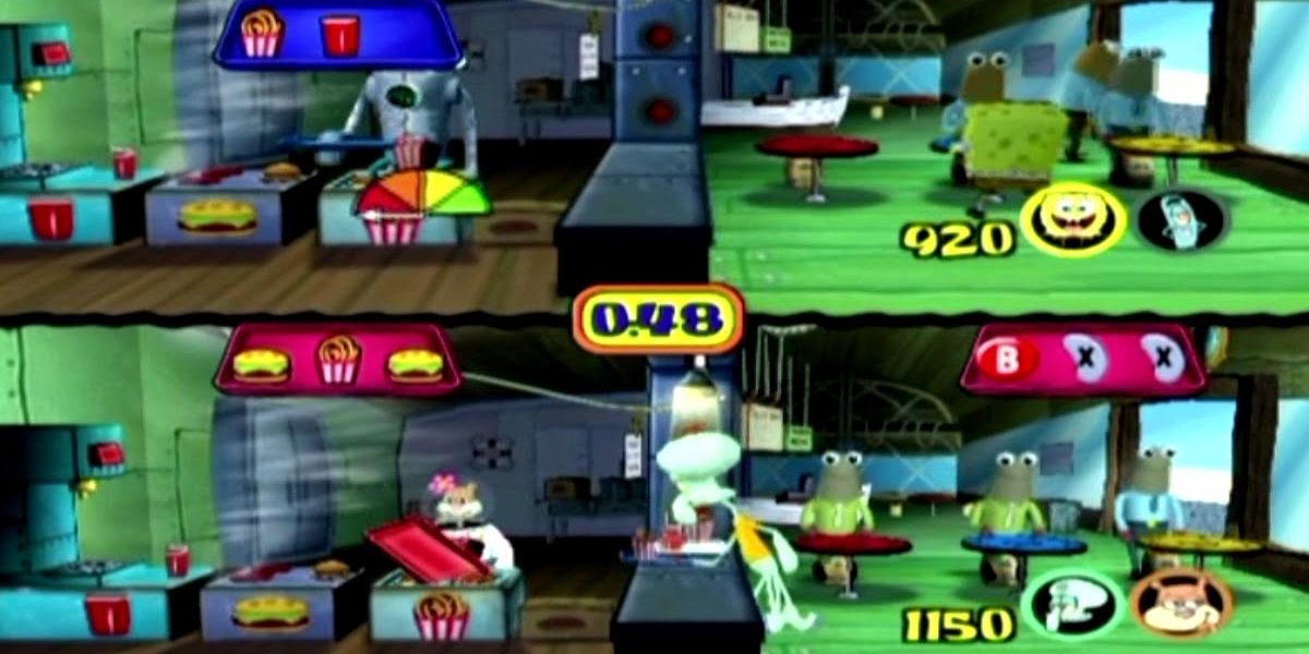 old spongebob pc game where they are superheros