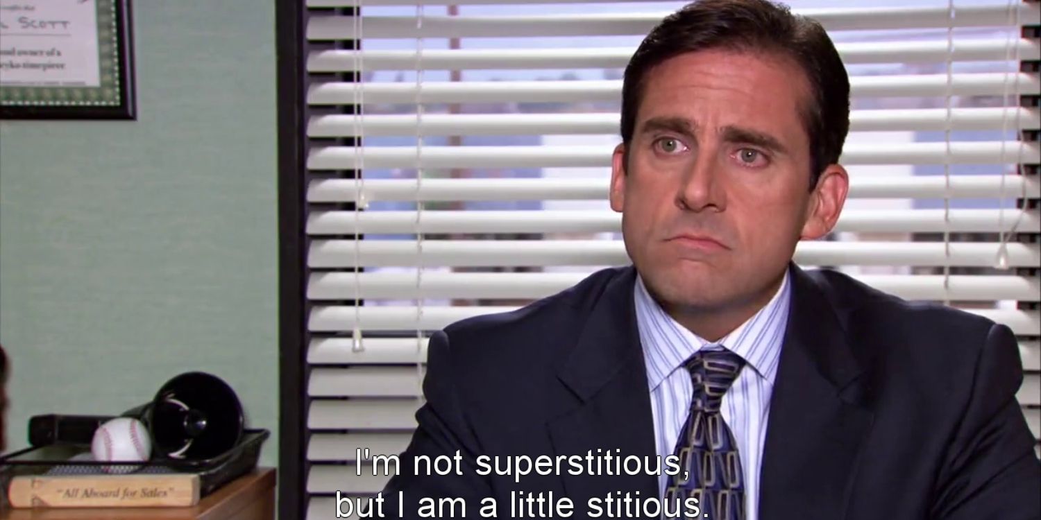 michael the office stitious